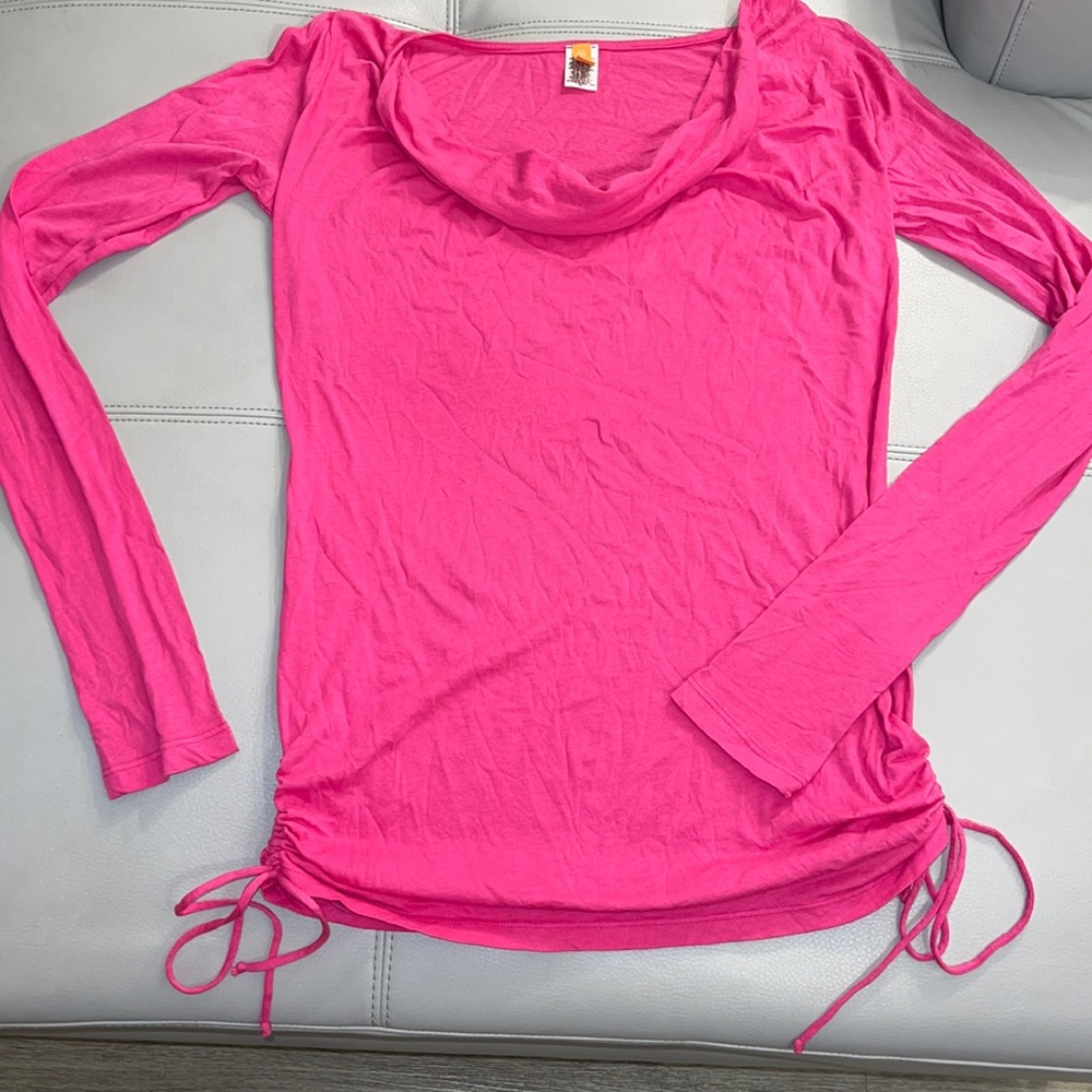 Lucy long sleeve cowl neck shirt 👚